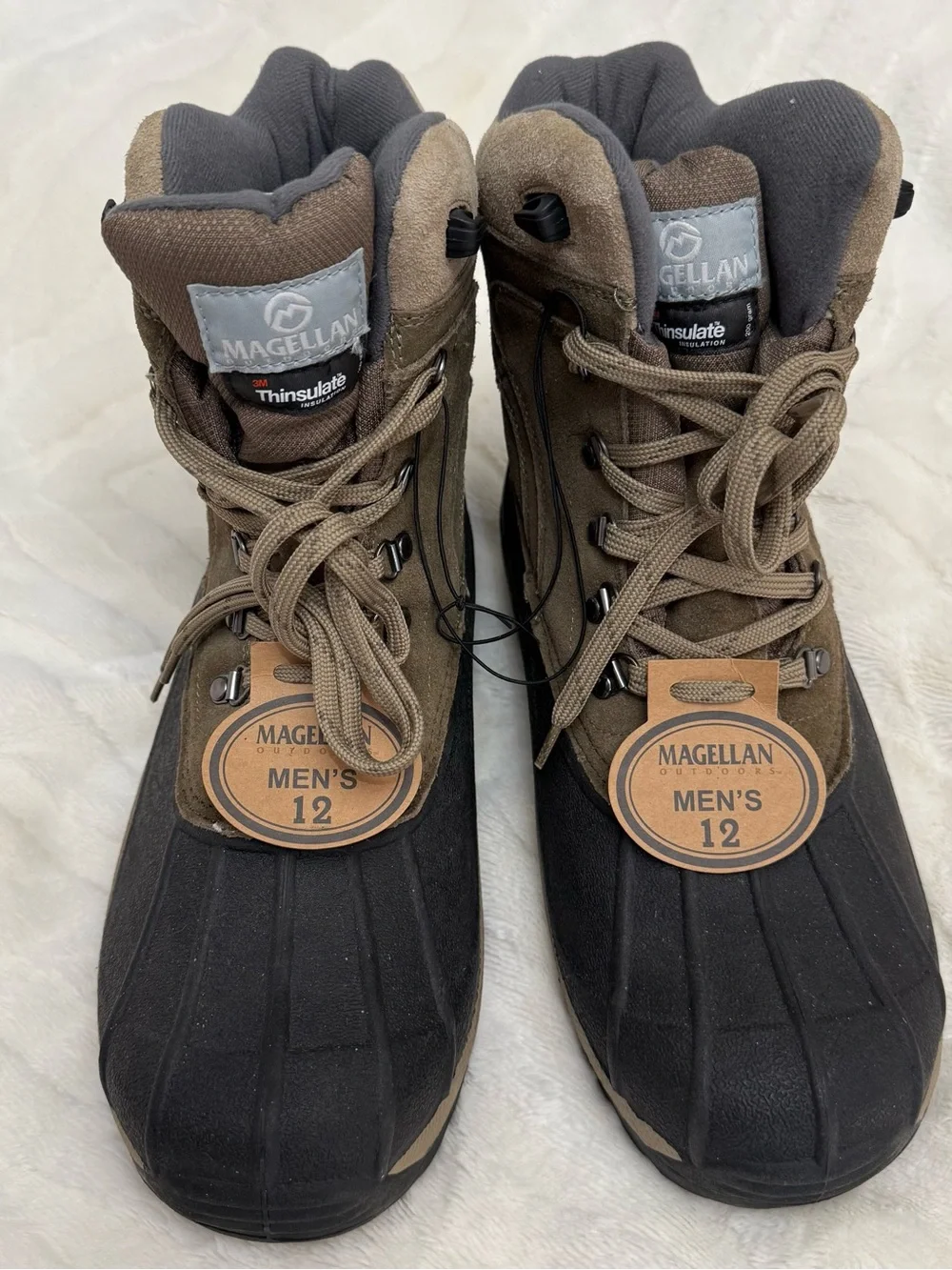 Magellan Outdoors Olive Brown Waterproof Hiking Boots